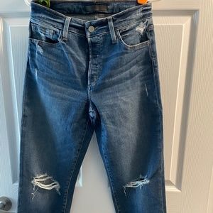 Joe’s Jeans high-waist straight leg button fly sz27